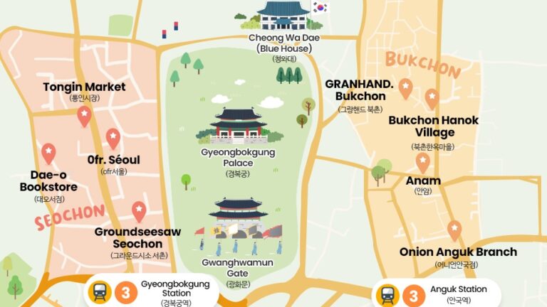 gyeongbokgung palace tour map