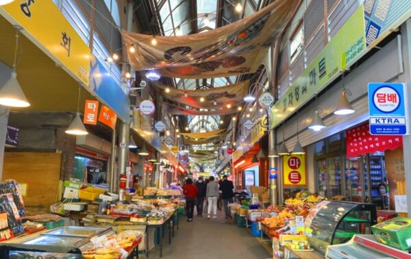 Seoul Tongin Market 3 things to Eat