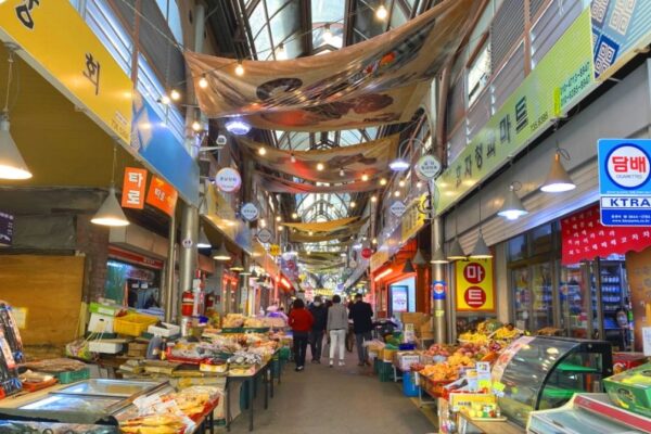 Seoul Tongin Market 3 things to Eat